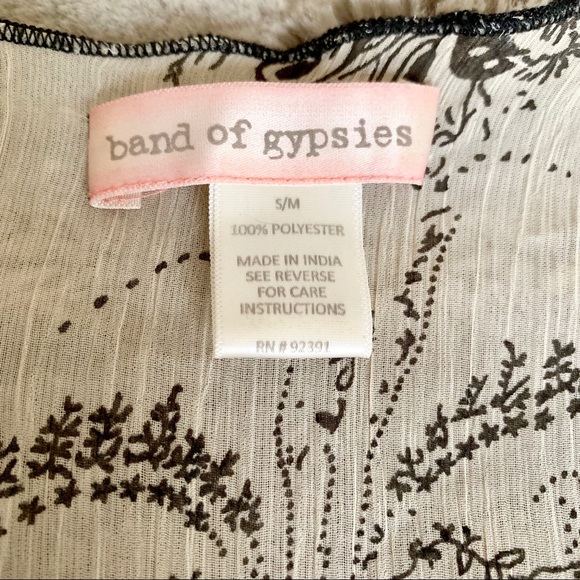 Band of Gypsies sheer kimono top - Picture 3 of 4